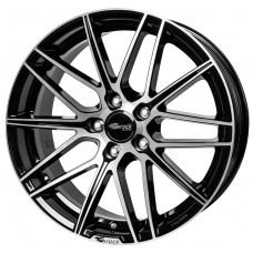 Brock B34 R17 W7.5 PCD5x112 ET45 DIA66.6 Black Gloss Polished