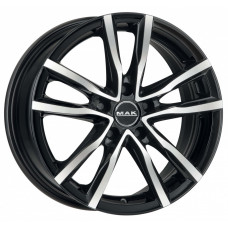 Mak Milano 5 R17 W7 PCD5x100 ET48 DIA56.1 Black Mirror