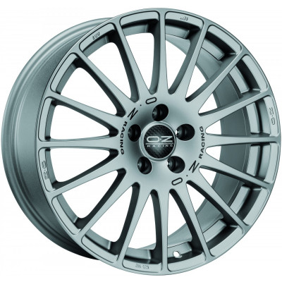 OZ Superturismo GT R16 W7 PCD4x114.3 ET42 DIA75.1 Grigio Corsa + Black Lettering