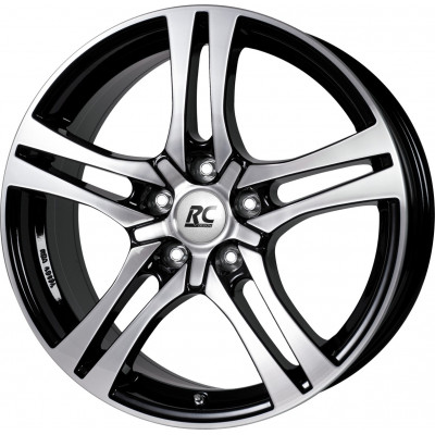 RC Design RC26 R18 W7.5 PCD5x114.3 ET45 DIA72.6 Black Gloss Polished