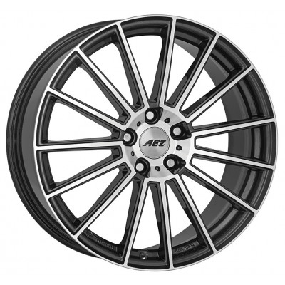 Aez Steam R18 W8 PCD5x112 ET30 DIA66.6 Gunmetal Polished