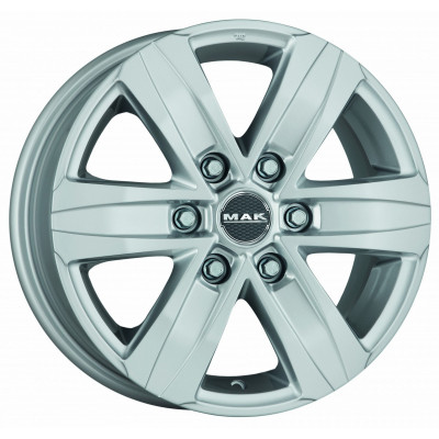 Mak Stone 6 R18 W8 PCD6x130 ET53 DIA84.1 Silver