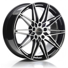 Avus Racing AC-MB5 R18 W8 PCD5x112 ET57 DIA66.6 Black Polished