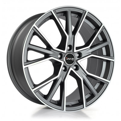 Avus Racing AF18 R19 W8.5 PCD5x112 ET30 DIA66.6 Matt Anthracite Polished