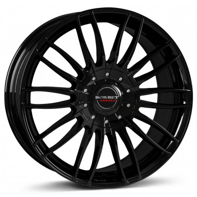 Borbet CW3 R17 W7.5 PCD5x120 ET55 DIA65.1 Black Glossy