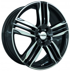 Ronal R58 R20 W8 PCD5x108 ET50 DIA76.1 Black Polished