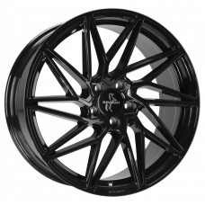 Keskin KT20 Future R20 W8.5 PCD5x112 ET30 DIA72.6 Black Painted Red Inside