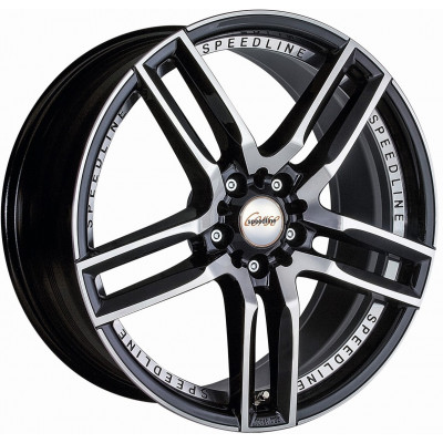 Speedline Corse SL1 Imperatore R18 W8 PCD5x112 ET35 DIA76.1 Black Polished