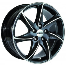 Ronal R51 R20 W8.5 PCD5x114.3 ET40 DIA82.1 Jetblack Polished