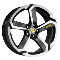 Dotz Hanzo R18 W9.5 PCD5x112 ET28 DIA70.1 Matt Black Front Polished