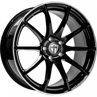 Tomason TN1 R19 W8.5 PCD5x108 ET40 DIA72.6 Black Rim Polished