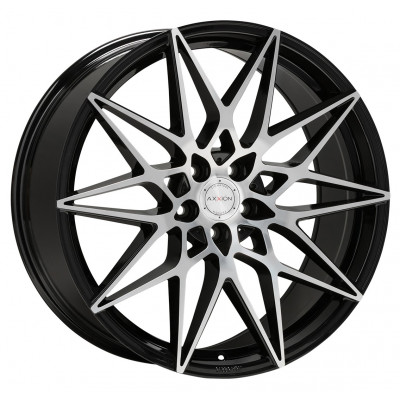 Axxion AX9 Competition R20 W9 PCD5x114.3 ET40 DIA72.6 Black Polished