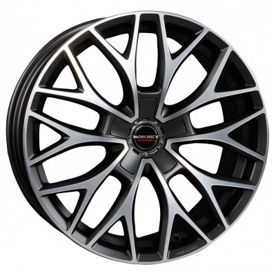 Borbet DY R19 W8.5 PCD5x108 ET45 DIA72.5 Grey Polished Matt