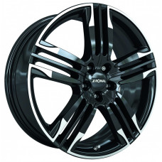 Ronal R58 R20 W8 PCD5x105 ET40 DIA56.6 Jetblack White Rim