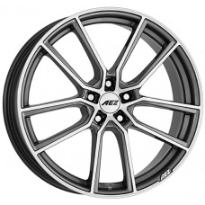 Aez Raise R18 W8 PCD5x112 ET48 DIA70.1 Gunmetal Polished