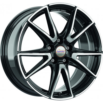 Speedline Corse SL6 Vettore R19 W8.5 PCD5x112 ET25 DIA76.1 Jetblack Polished