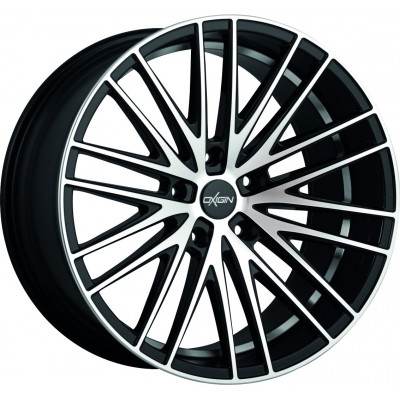 Oxigin 19 Oxspoke R18 W8.5 PCD5x112 ET35 DIA66.6 Black Full Polished