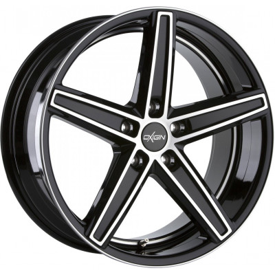 Oxigin 18 Concave R18 W8.5 PCD5x108 ET45 DIA72.6 Black Full Polished