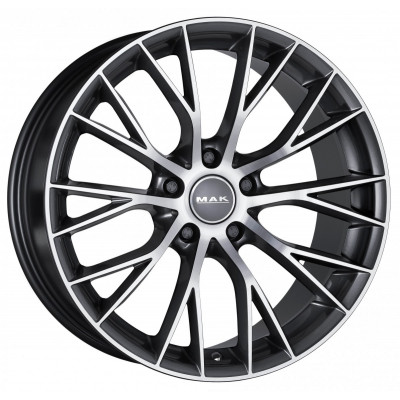 Mak Munchen R19 W8.5 PCD5x112 ET35 DIA76.1 Gun Metallic Mirror Face