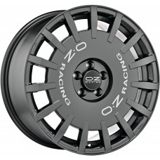 OZ Rally Racing R17 W8 PCD5x100 ET35 DIA68.1 Graphite + Silver Lettering