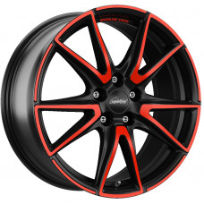 Speedline Corse SL6 Vettore R19 W9.5 PCD5x112 ET55 DIA76.1 Jetblack Matt-Red Spoke