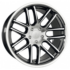 Keskin KT14 Concave R20 W11 PCD5x120 ET30 DIA72.6 Black Front Polished Steel Lip