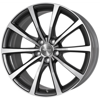 Brock B32 R19 W7.5 PCD5x112 ET43 DIA57.1 Himalaya Grey Polished