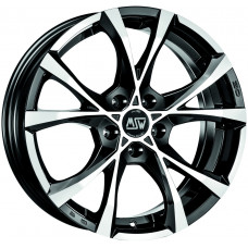 MSW Cross Over R19 W8 PCD5x112 ET35 DIA73.1 Black Full Polished