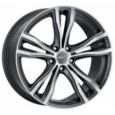 Mak X-Mode R19 W9 PCD5x112 ET32 DIA66.6 Gun Metallic Mirror