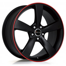 Avus Racing AF10 R21 W10 PCD5x112 ET18 DIA66.6 Matt Black Red Line