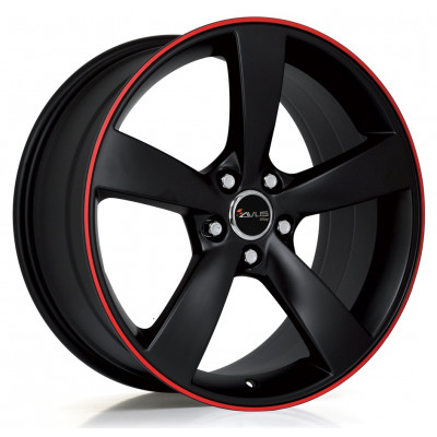 Avus Racing AF10 R21 W10 PCD5x112 ET18 DIA66.6 Matt Black Red Line