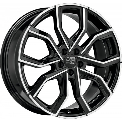 MSW 48 R20 W8.5 PCD5x112 ET45 DIA73.1 Gloss Black Full Polished