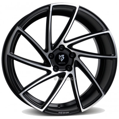 MB Design KV2 R20 W8.5 PCD5x115 ET40 DIA75.1 Matt Black Polished