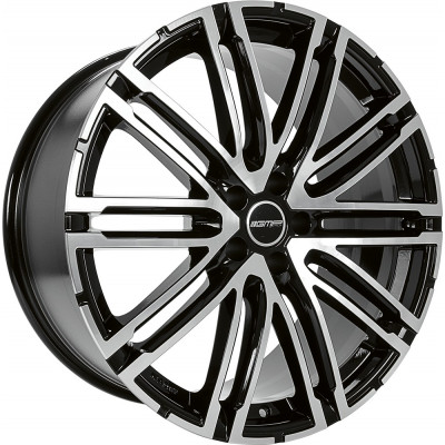 GMP Italia Targa R20 W10 PCD5x130 ET50 DIA71.6 Black Diamond