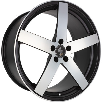 EtaBeta Uros R19 W8.5 PCD5x130 ET45 DIA71.6 Black Matt Full Polished