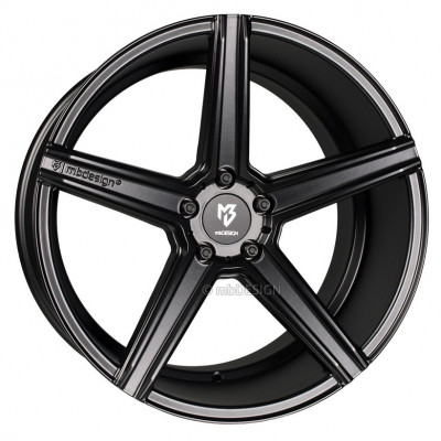 MB Design KV1 R20 W9 PCD5x108 ET42 DIA75.1 Matt Black