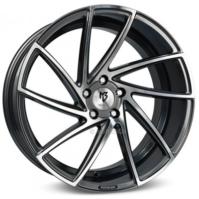 MB Design KV2 R20 W8.5 PCD5x112 ET45 DIA75.1 Grey Polished