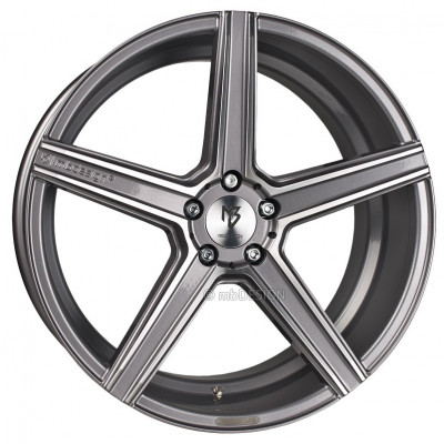 MB Design KV1 R20 W9 PCD5x112 ET20 DIA75.1 Grey Polished