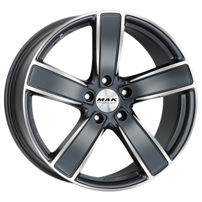 Mak Turismo R20 W9 PCD5x112 ET26 DIA66.6 Gun Metal Mirror Face