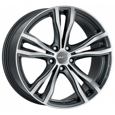 Mak X-Mode R21 W10 PCD5x112 ET50 DIA66.6 Gun Metallic Mirror