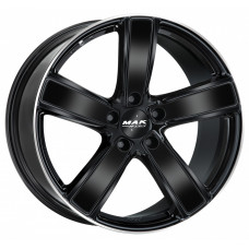 Mak Turismo R20 W9.5 PCD5x130 ET71 DIA71.6 Gloss Black Mirror Ring