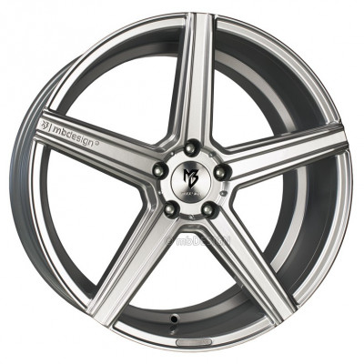 MB Design KV1 R19 W9.5 PCD5x108 ET45 DIA75.1 Silver Gloss