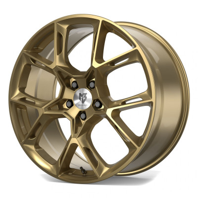 MB Design KX1 R20 W8.5 PCD5x112 ET45 DIA75.1 Gold Glossy