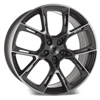 MB Design KX1 R20 W8.5 PCD5x112 ET35 DIA75.1 Grey Polished