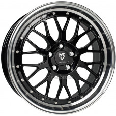 MB Design LV1 R20 W9 PCD5x112 ET42 DIA66.6 Black Gloss Polished