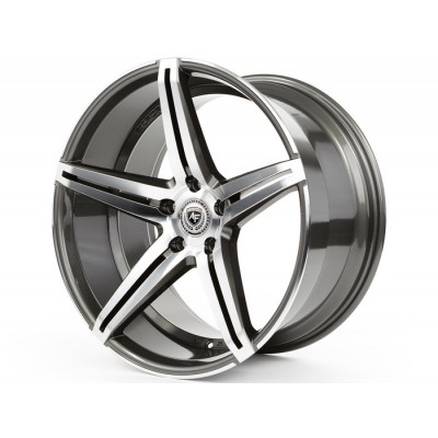 ArtForm AF-301 R21 W9 PCD5x112 ET35 DIA66.6 Gunmetal Polished