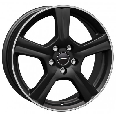 Autec Ionik (I) R18 W7.5 PCD5x114.3 ET46 DIA66.1 Black Matt Polished