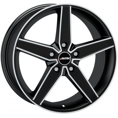 Autec Delano R17 W7.5 PCD5x112 ET42 DIA70.1 Black Matt Polished