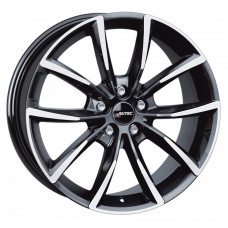 Autec Astana (AS) R18 W8 PCD5x108 ET42 DIA65.1 Black Polished