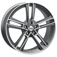 Autec Rias (R) R19 W8.5 PCD5x108 ET45 DIA70.1 Titanium Silver Matt Polished